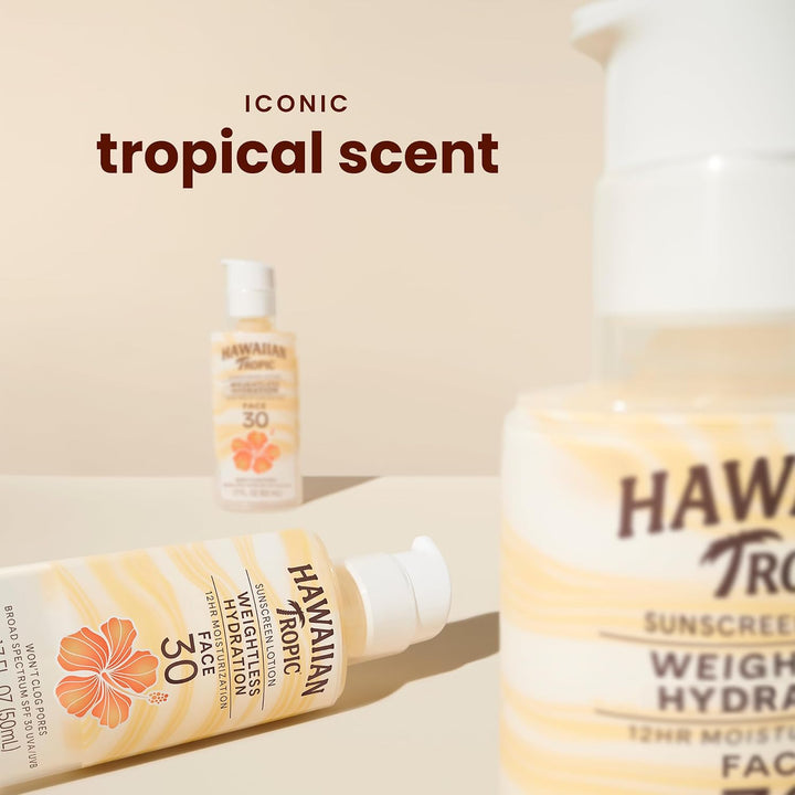 Hawaiian Tropic Silk Hydration Weightless Face Lotion LSF 30, 48 ml