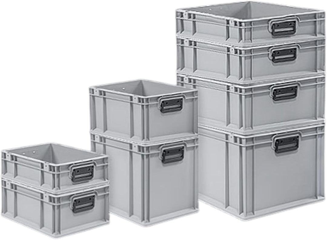 PROREGAL Eurobox NextGen Portable | HxBxT 13,5x40x60cm | 23 Liter | Eurobehälter, Transportbox, Tran