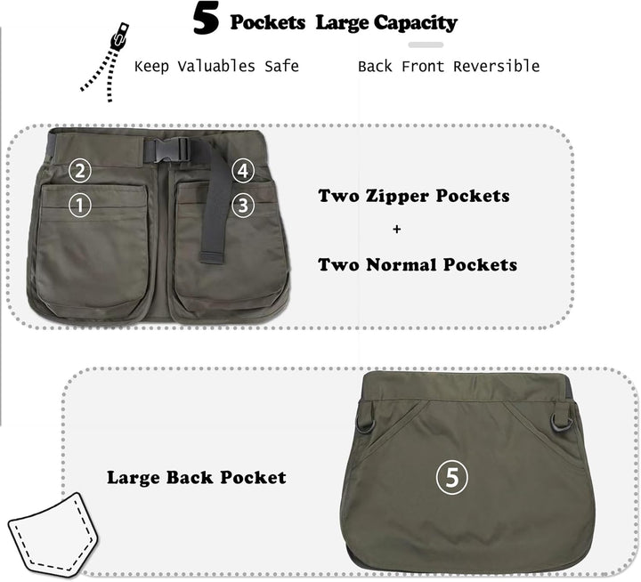 suweisua Hundetrainer-Leckerli-Tasche mit abnehmbaren Taschen, freihändig, Trainingswerkzeuge zur Au