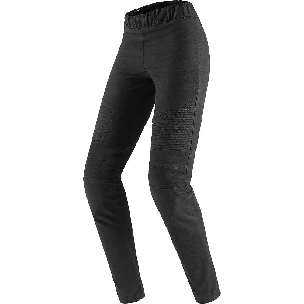 SPIDI Moto Leggings Motorrad Textilhose (Black,M) M Schwarz, M Schwarz