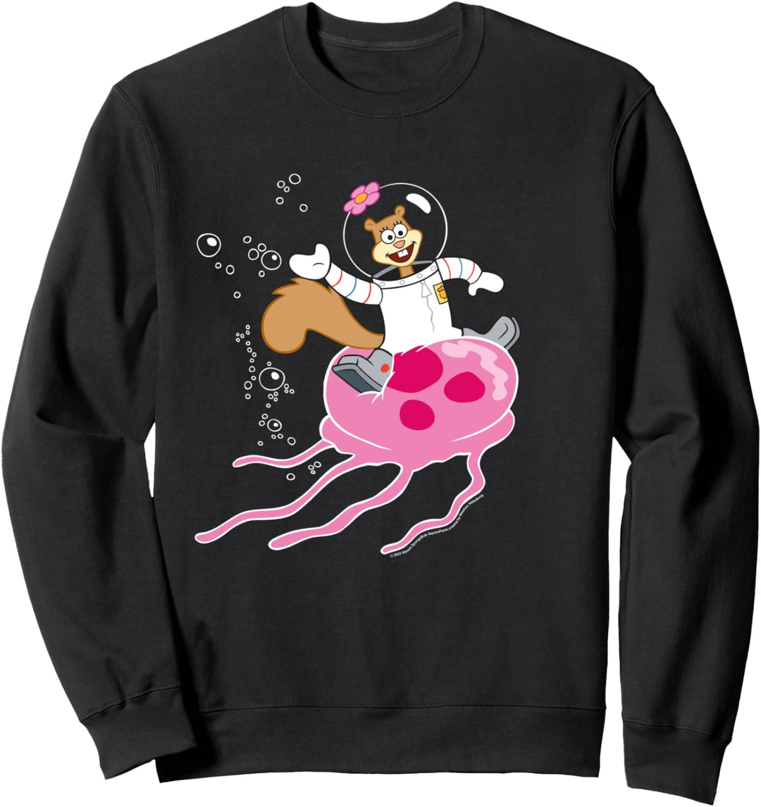 SpongeBob SquarePants Sandy Rides the Jellyfish Sweatshirt