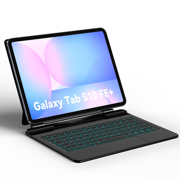 Bettdow für Samsung Galaxy Tab S10 FE+ 13,1" 2025 Tastatur Hülle, Schwebendes Magnetisches Design mi