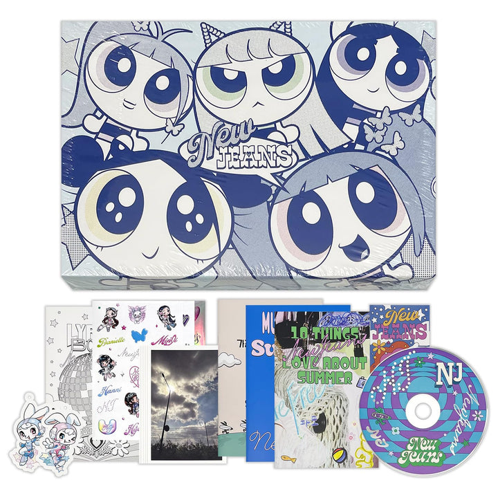 NewJeans - 2nd EP [Get Up] (THE POWEPUFF GIRLS X NJ Box ver. - A Ver.) Outbox + Photobook (A+B+C) +