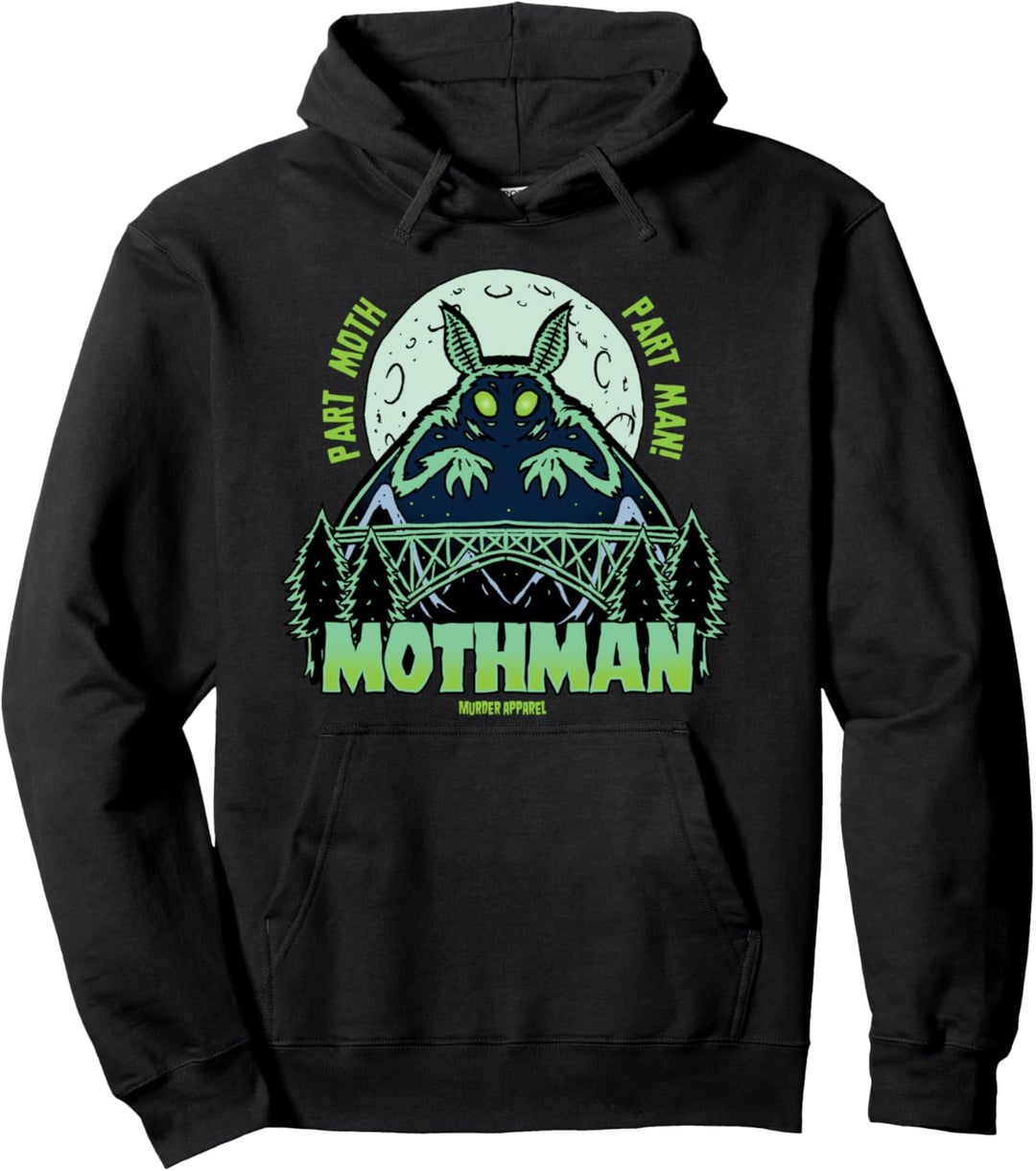Mothman Retro Pullover Hoodie