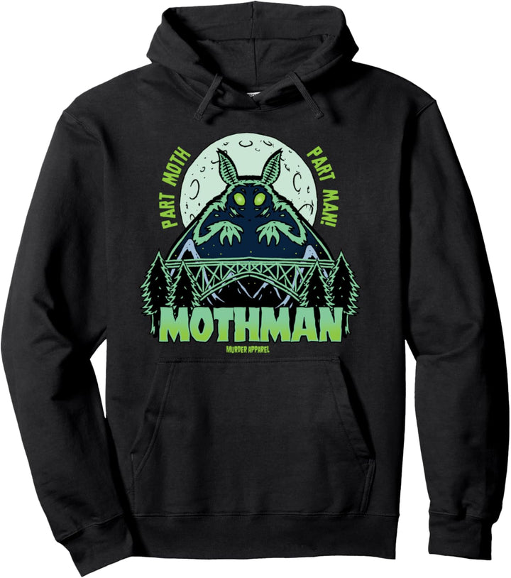 Mothman Retro Pullover Hoodie