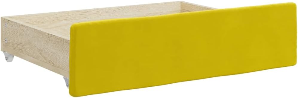 vidaXL Bettschubladen 2 STK., Bettkasten mit Rollen, Schubkasten Schublade für Bett, Bettschubkasten
