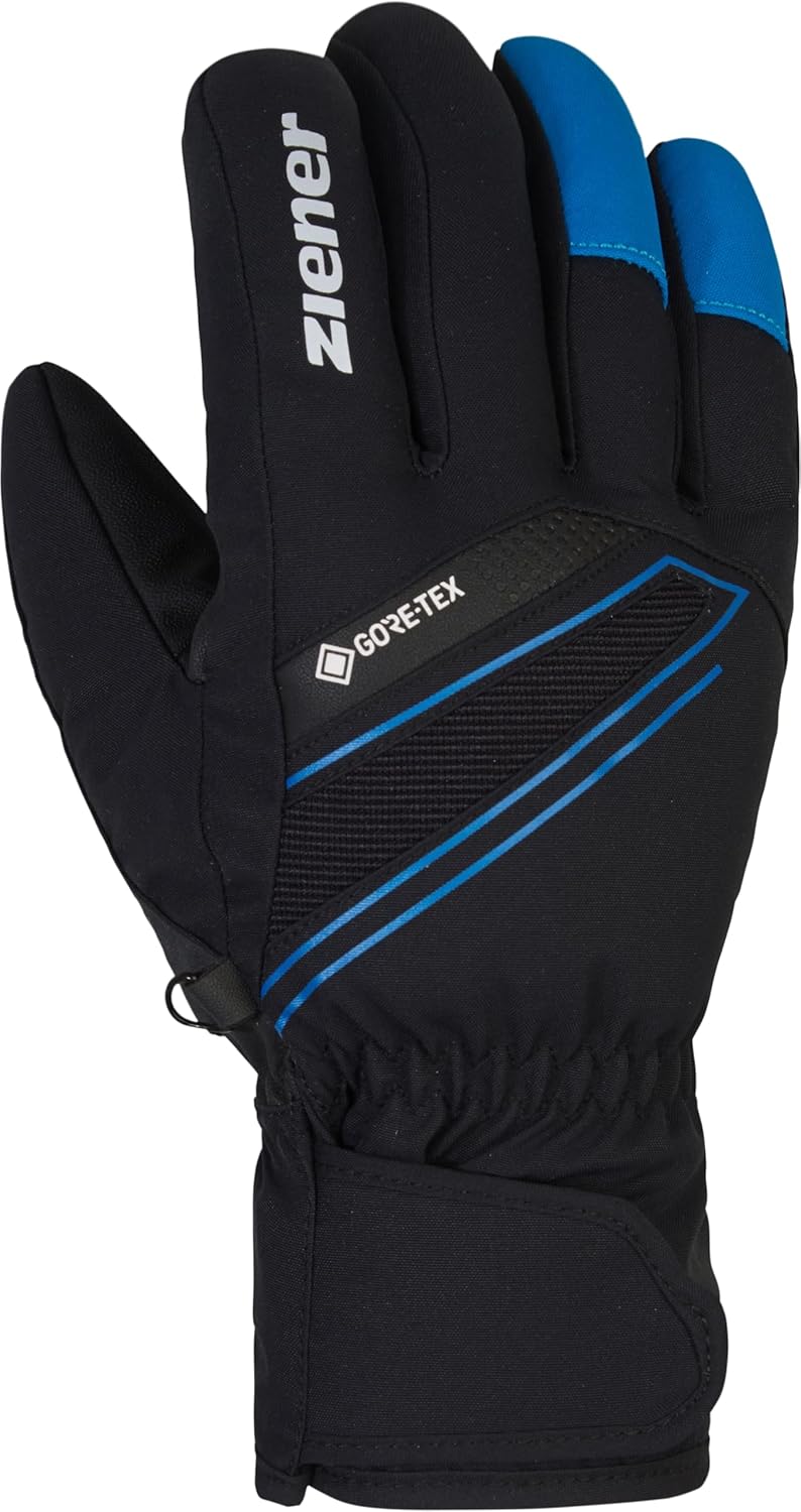 Ziener Herren Gunar Ski-Handschuhe/Wintersport | wasserdicht, atmungsaktiv, warm, Gore-Tex 10.5 blac