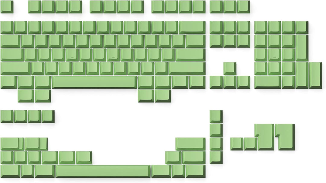 Ranked Leeres Premium-Tastenkappen-Set | 1,4 mm Dickes PBT | Cherry-Profil für Mechanische Tastatur