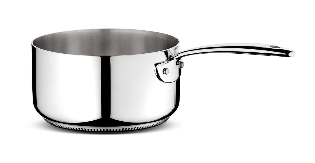 Lagostina 11115031116 Accademia Lagofusion Stieltopf ohne Deckel 16 cm, induktionsgeeignet, Edelstah