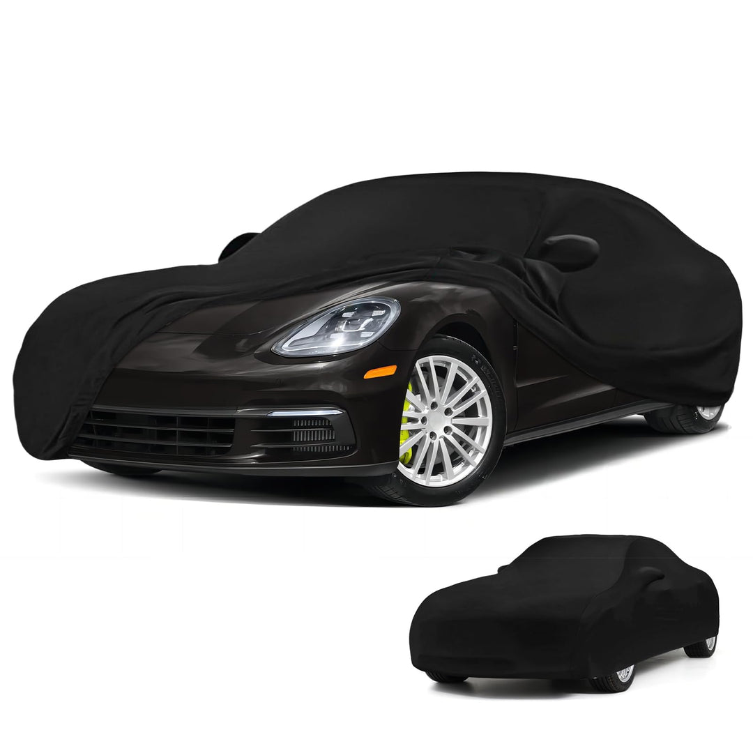 Autoabdeckung Indoor für Porsche Panamera 2010-2025, Elastisches Innenbereich Auto Abdeckplane Autop