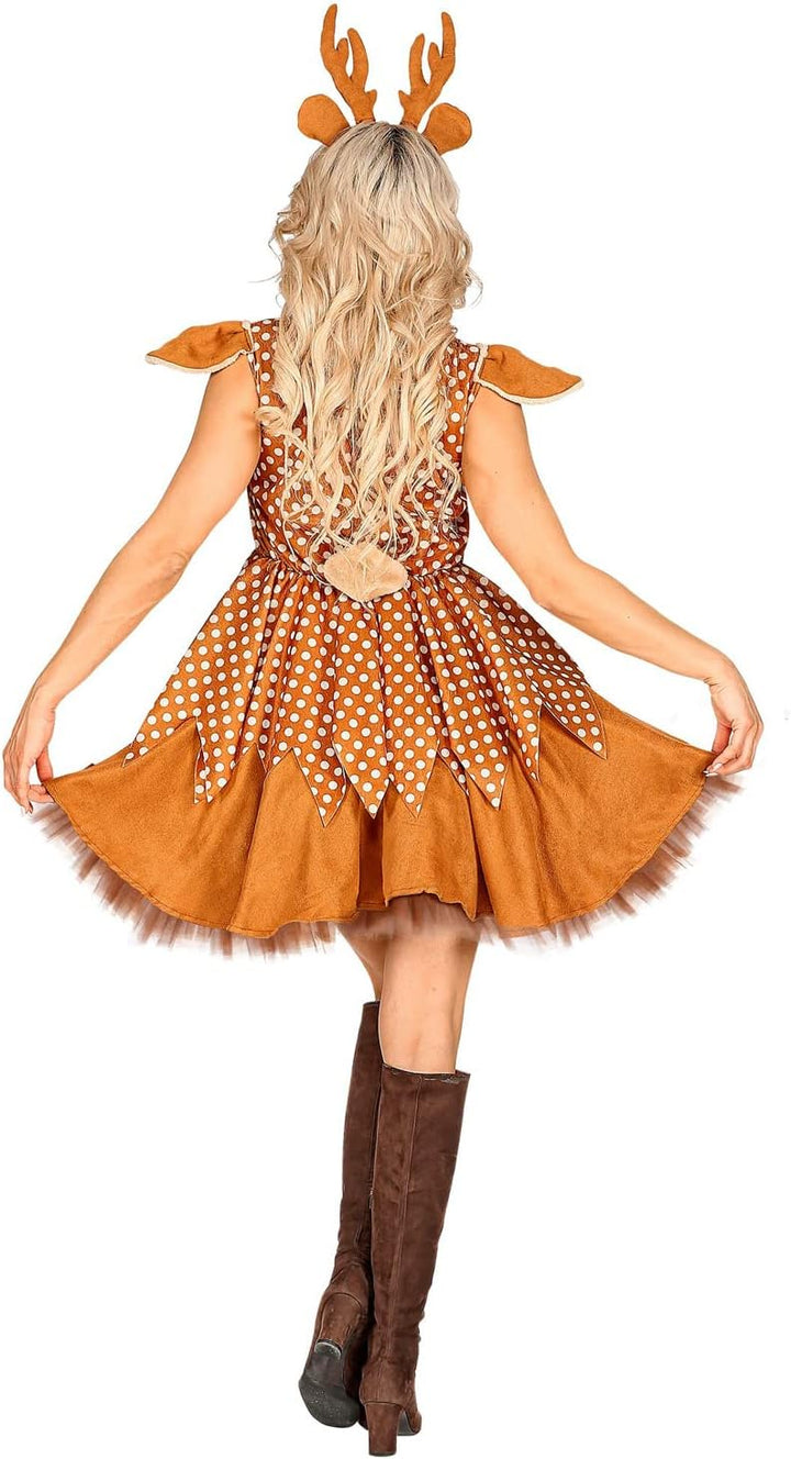 "REINDEER" (DRESS WITH PETTICOAT, HEADPIECE) - (XS), XS