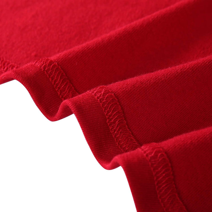 Amrto Damen Tunika Tops Turtleneck Langarm Shirts Bluse Hemd Pullover Mit Taschen M #2-rot, M #2-rot