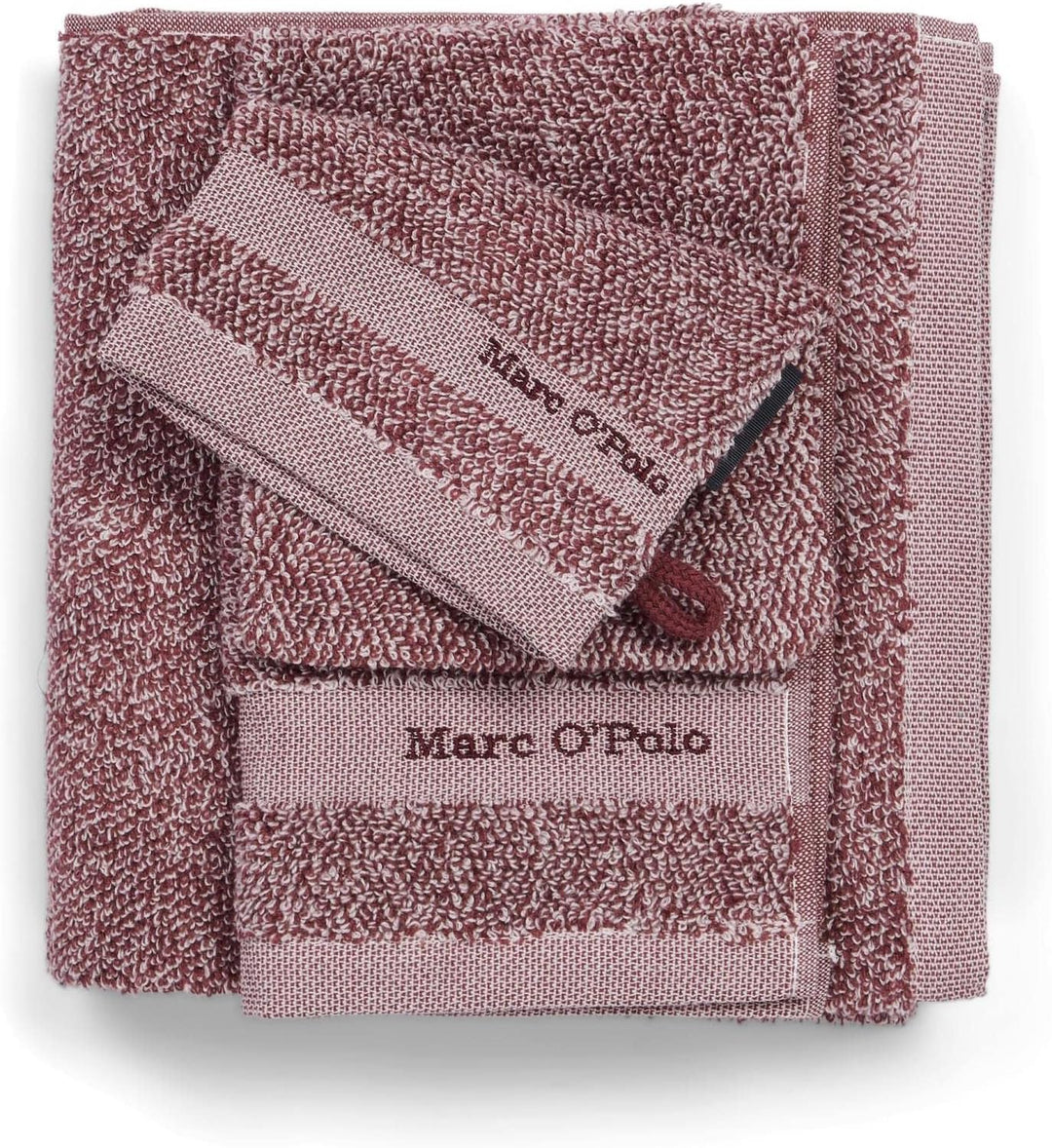Marc O' Polo Duschtuch Timeless Tone Stripe Farbe Aubergine/Lavender Mist Grösse 70x140 Baumwolle Fr
