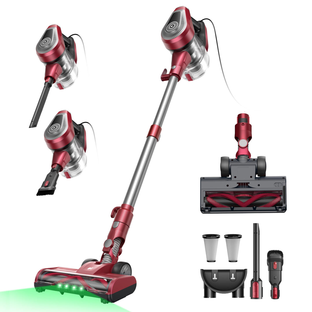 Vexilar C8 Staubsauger mit Kabel - 600W/60kPa Handstaubsauger mit 7m Kabellänge, verhedderungsfreie