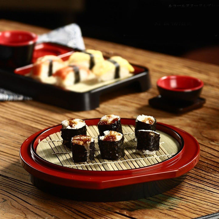 Japanische Soba-nudelteller, Sushi-Teller, Kalte Nudelteller, Sushi-serviertablett Für Die Küche Zu