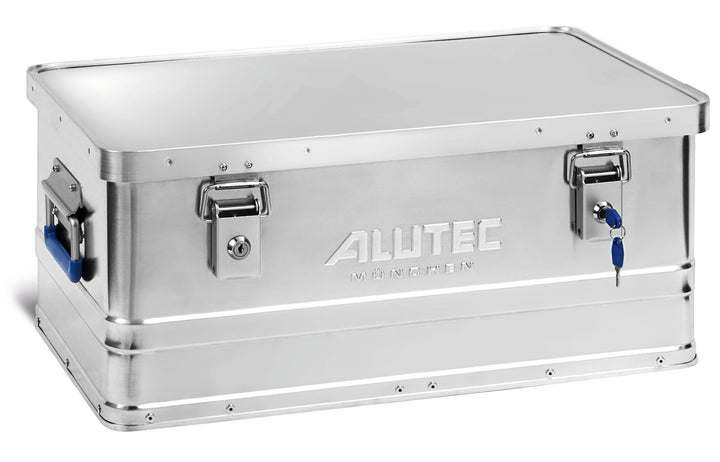 ALUTEC MÜNCHEN Aluminiumbox BASIC 40 LOCK (mit Zylinderschloss, 2 Schlüssel, Inhalt 40 l, Aussenmass