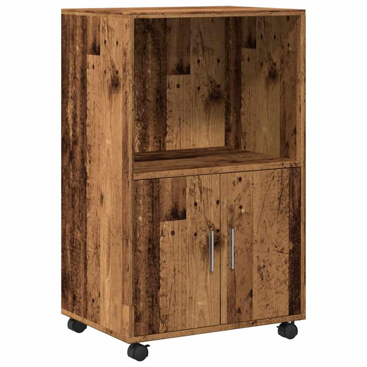 vidaXL Rollschrank, Büroschrank mit Stauraum, Aktenschrank für Wohnzimmer Büro, Bürocontainer Schran