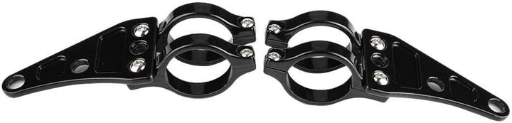 KIMISS 2tlg. Halterung für Scheinwerferhalter vorne Halter für Lampe 38mm-41mmmm für Motorräder