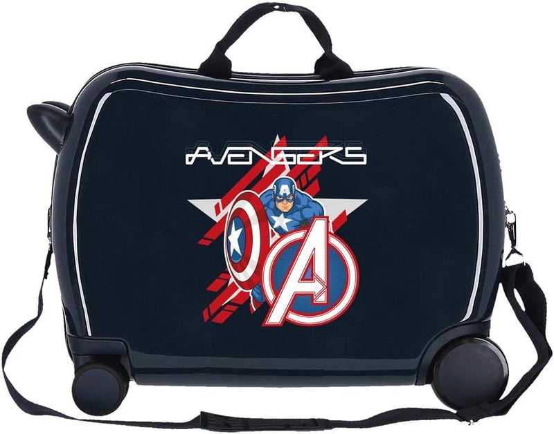 Marvel All Avengers Kinder-Gepäck, Schuld (Blau) - 2479863 Kinderkoffer Schild, Kinderkoffer Schild