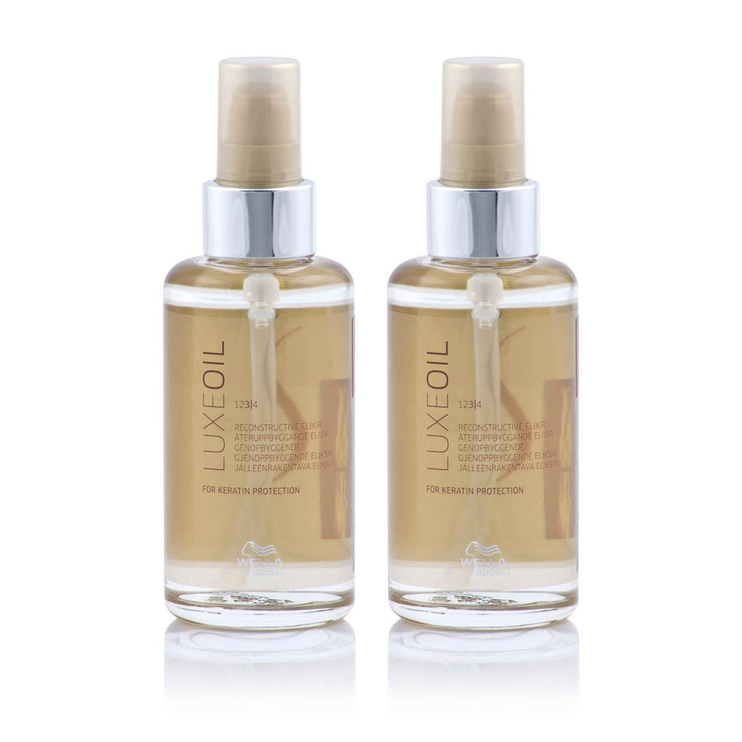 Wella SP Luxe Oil Keratin schützendes Elixir, 2x100ml Mandel 100 ml (2er Pack), Mandel 100 ml (2er P