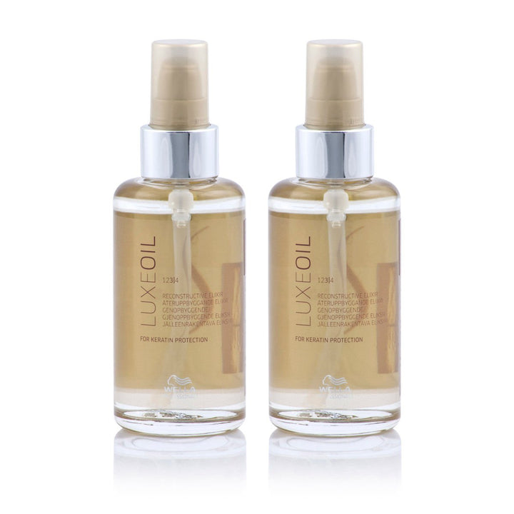 Wella SP Luxe Oil Keratin schützendes Elixir, 2x100ml Mandel 100 ml (2er Pack), Mandel 100 ml (2er P