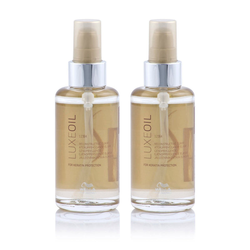 Wella SP Luxe Oil Keratin schützendes Elixir, 2x100ml Mandel 100 ml (2er Pack), Mandel 100 ml (2er P