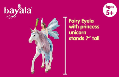 schleich 70569 Eyela mit Prinzessinnen-Einhorn, für Kinder ab 5-12 Jahren, BAYALA - Spielfigur Singl