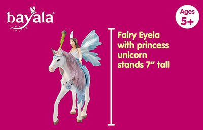 schleich BAYALA 70569 Elfe Eyela mit Prinzessinnen Einhorn - Spielset - Funkelnde Fliegende Prinzess