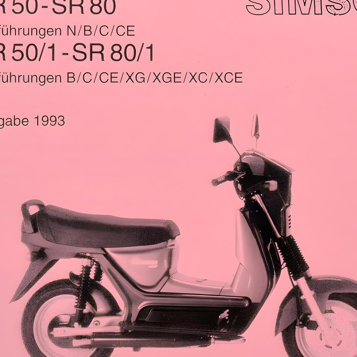 Ersatzteilkatalog Roller SR50-SR80 - Ausgabe 1993