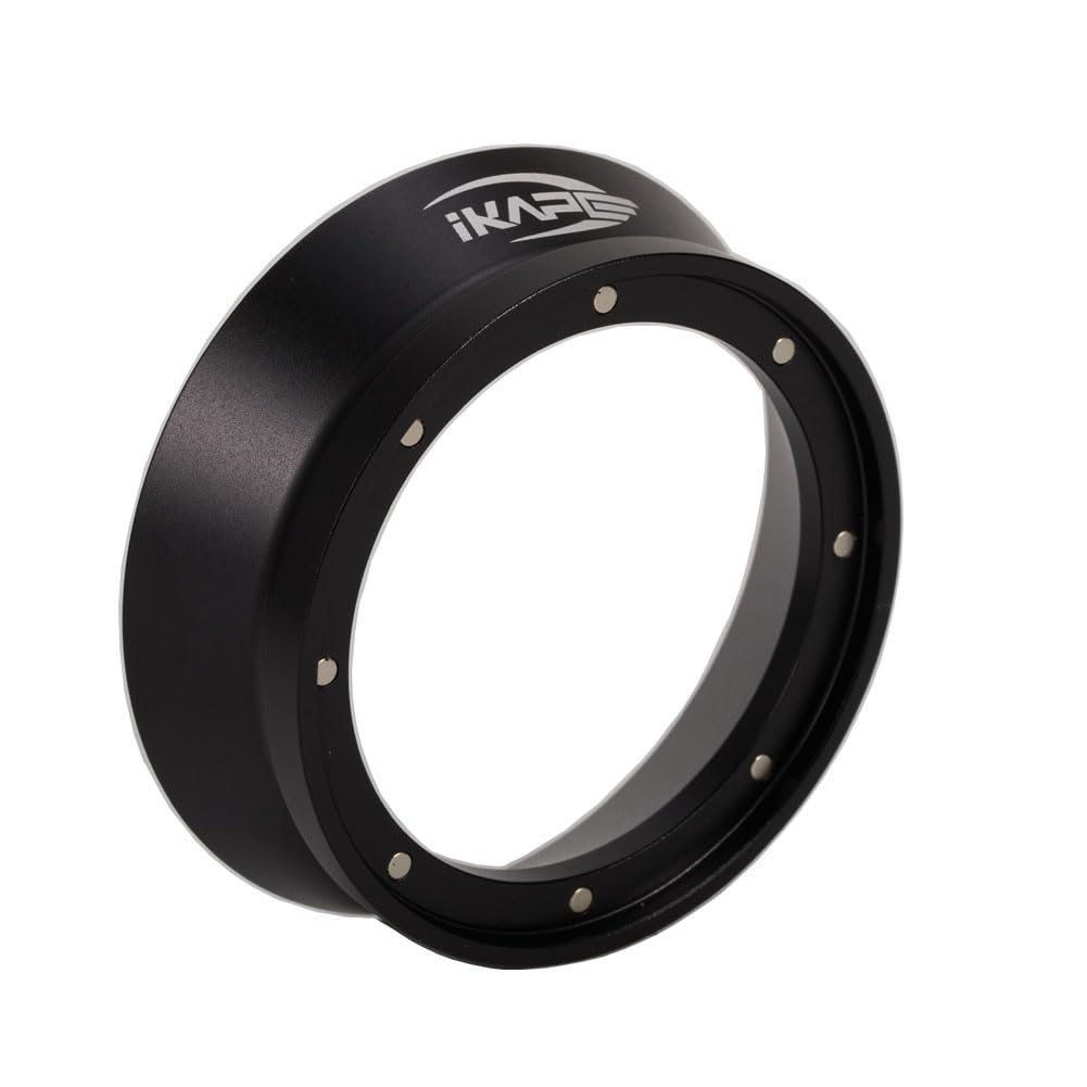 IKAPE 54mm Espresso Dosiertrichter, Magnetischer Dosiertrichter mit 8 Magneten, Espresso Zubehör Kaf