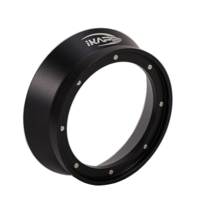 IKAPE 58mm Espresso-Dosiertrichter, Magnetischer Dosiertrichter mit 8 Magneten, Kaffeedosierring Kom
