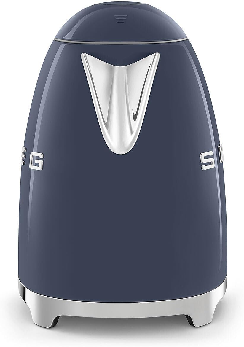 Smeg, KLF03NBEU 1.7L Wasserkocher, Soft-Opening-Kannenverschluss, Herausnehmbarer Anti-Kalkfilter au