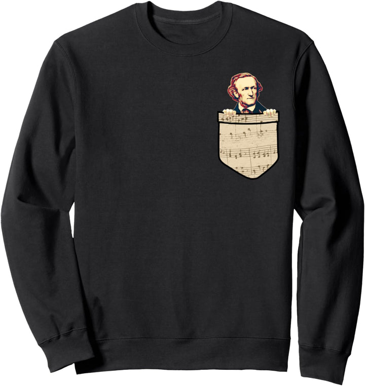 Richard Wagner Klassischer Musikkomponist in meiner Tasche Sweatshirt