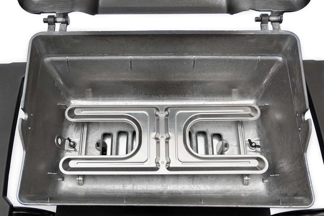 GrillPro 23515 40,6 cm Passform Grill Universal H-Brenner, Silber 16-Inch, 16-Inch