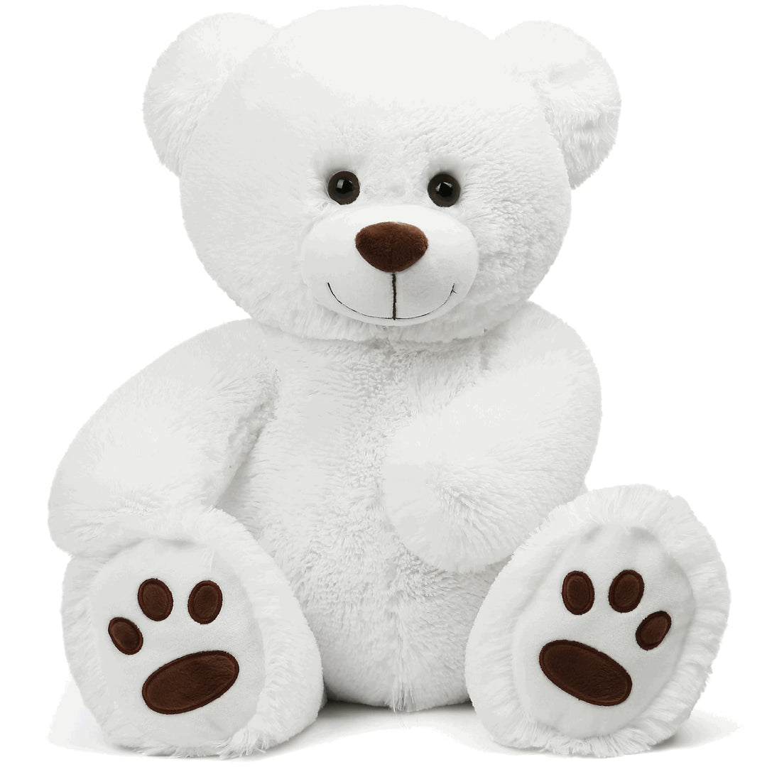 LotFancy Teddybär Kuscheltier 50cm, Plüschtier Stofftier Teddy, Süsses Geschenk für Kinder Mädchen F