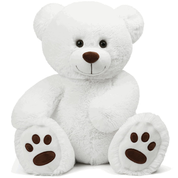 LotFancy Teddybär Kuscheltier 50cm, Plüschtier Stofftier Teddy, Süsses Geschenk für Kinder Mädchen F