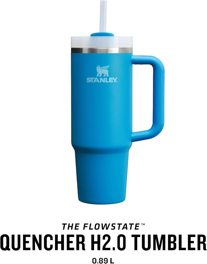 Stanley Quencher H2.0 Flowstate Trinkflasche Mit Strohhalm - Thermobecher Kühlt 9-11 Stunden - 40-48