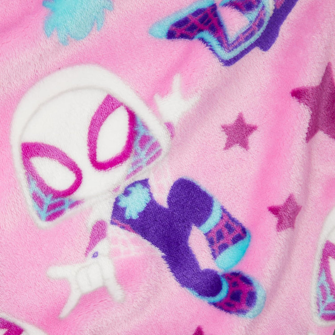 Ghost-Spider Spider-Man - Decke Hoodie Kinder Fleece Übergrösse Kapuzenpullover Mädchen 2-4 Jahre, 2
