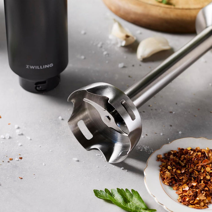 ZWILLING XTEND Kabelloser Stabmixer, Einzelprodukt ohne Akku, BLDC-Motor, 110 Watt, inkl. Mixbecher,