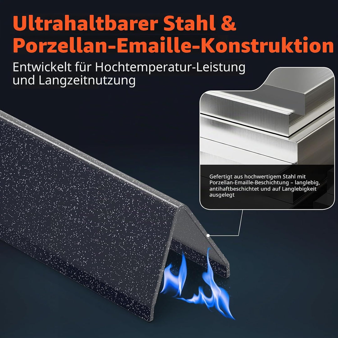 38,9 cm Aromaschienen für Weber Spirit 300 und GS4 Spirit II 300 Serie, passend für Spirit E/S310 E/