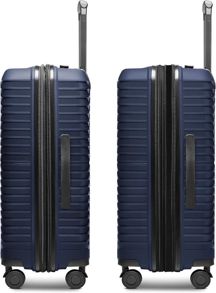 Stratic Shine Koffer &amp; Trolley gross | Ausgestattet mit 4 360° Drehbare Rollen, Kreuzpackgurt, Dehnf