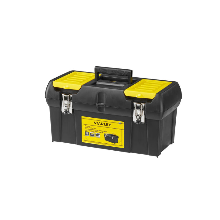 Stanley Werkzeugbox / Werkzeugkoffer Millenium (19", 49x26x25cm, herausnehmbare Ablage, Box mit zwei