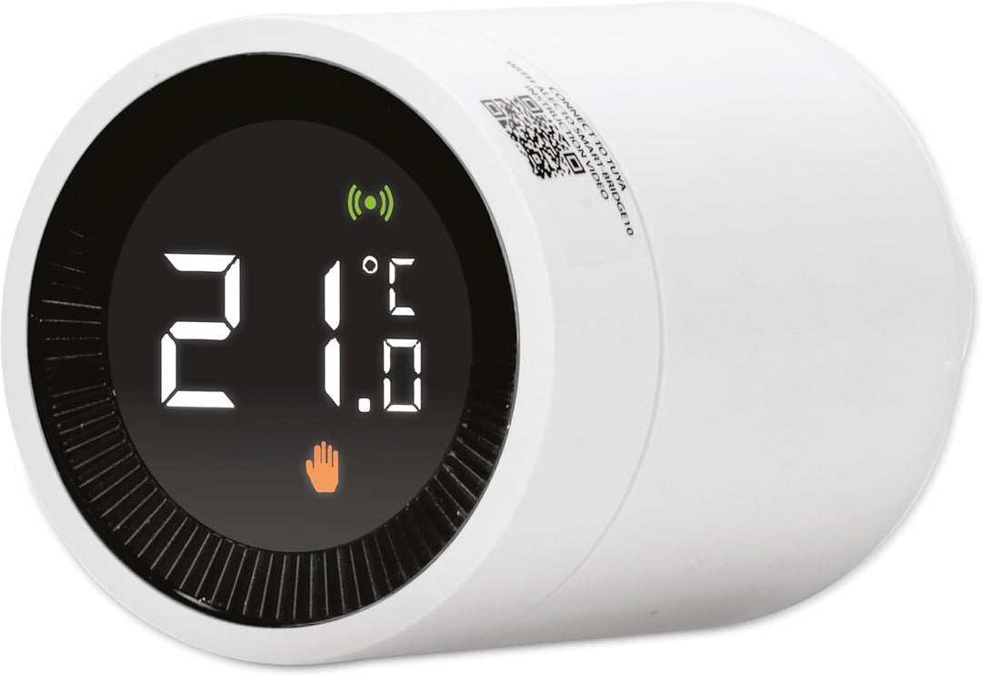 Alecto SMART-HEAT10 Smartes Heizkörperthermostat - smartes Zigbee Thermostat - benötigt Bridge/Gatew