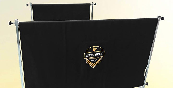 Dingo Gear Sprunghürde für das Hundetraining Höhenverstellung auf 1 Meter, Breite 1 Meter, Hindernis