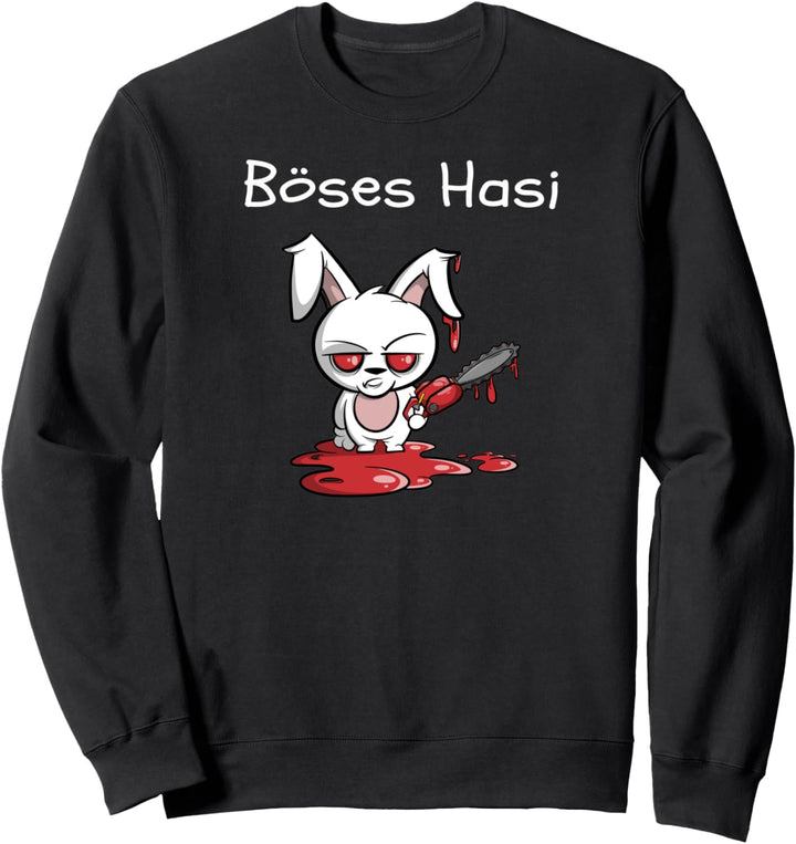 Böses Hasi - cooles lustiges Hase Fun Sweatshirt