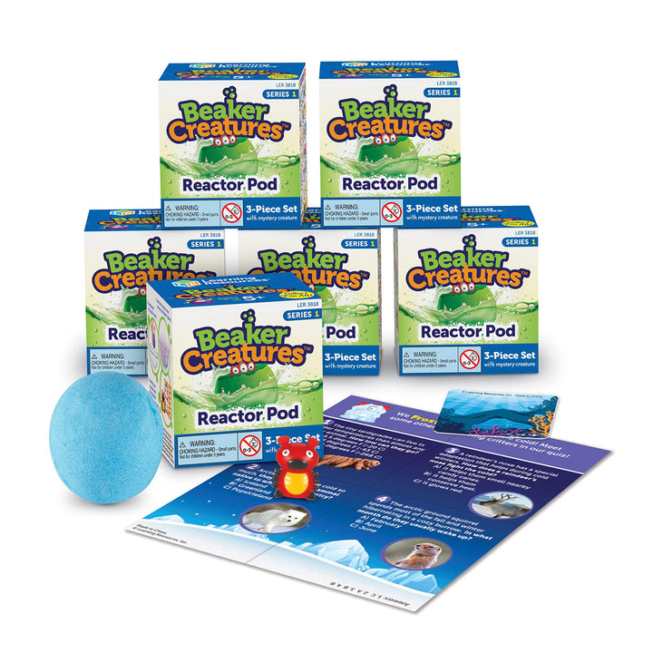 Learning Resources Beaker Creatures Reactor Pod (Set of 6)