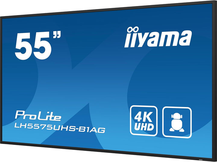 iiyama Prolite LH5575UHS-B1AG 139cm 54,6" Digital Signage Display IPS LED Panel 4K UHD HDMI DP in/Ou