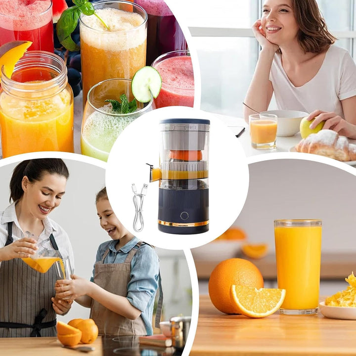 Electric Citrus Juicer, Automatic Citrus Juicer, Electric Fruit Press Machine, Portable Juicer Blend