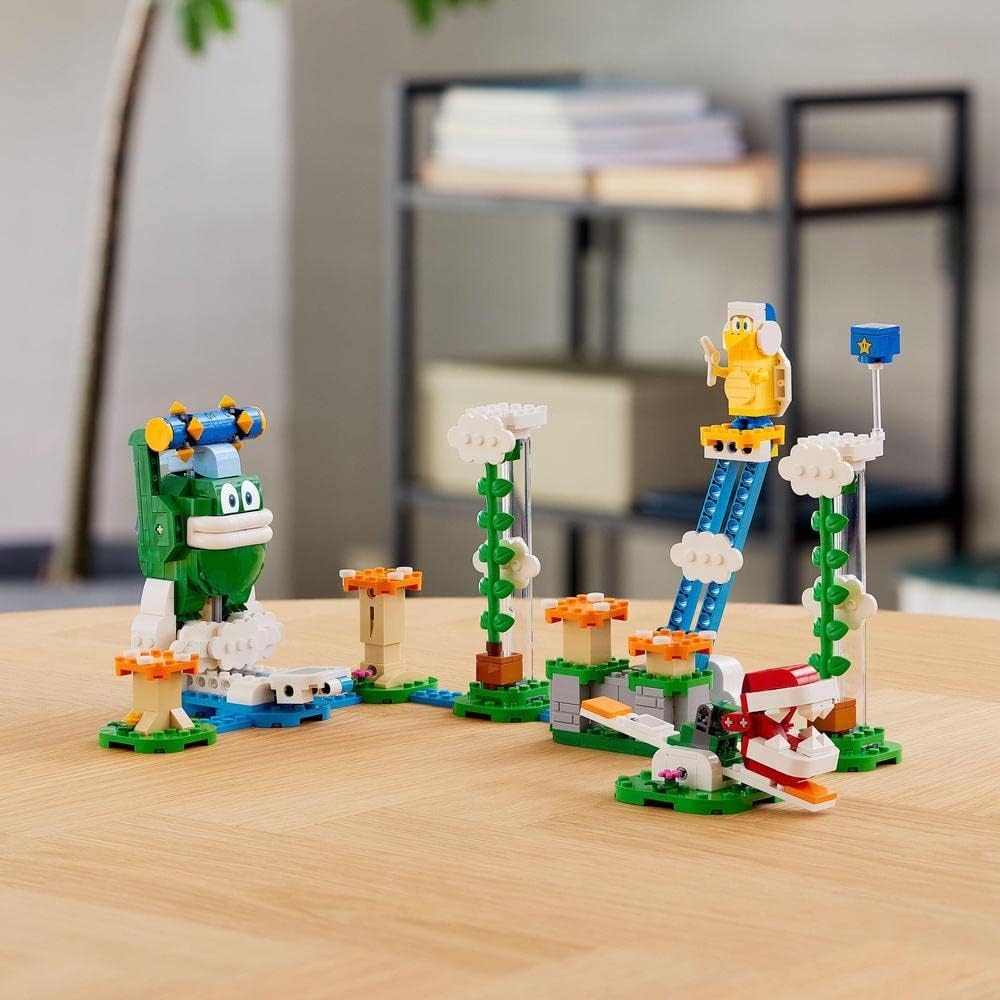 LEGO 71409 Super Mario Maxi-Spikes Wolken-Challenge – Erweiterungsset, Spielzeug Set mit 3 Gegner Fi