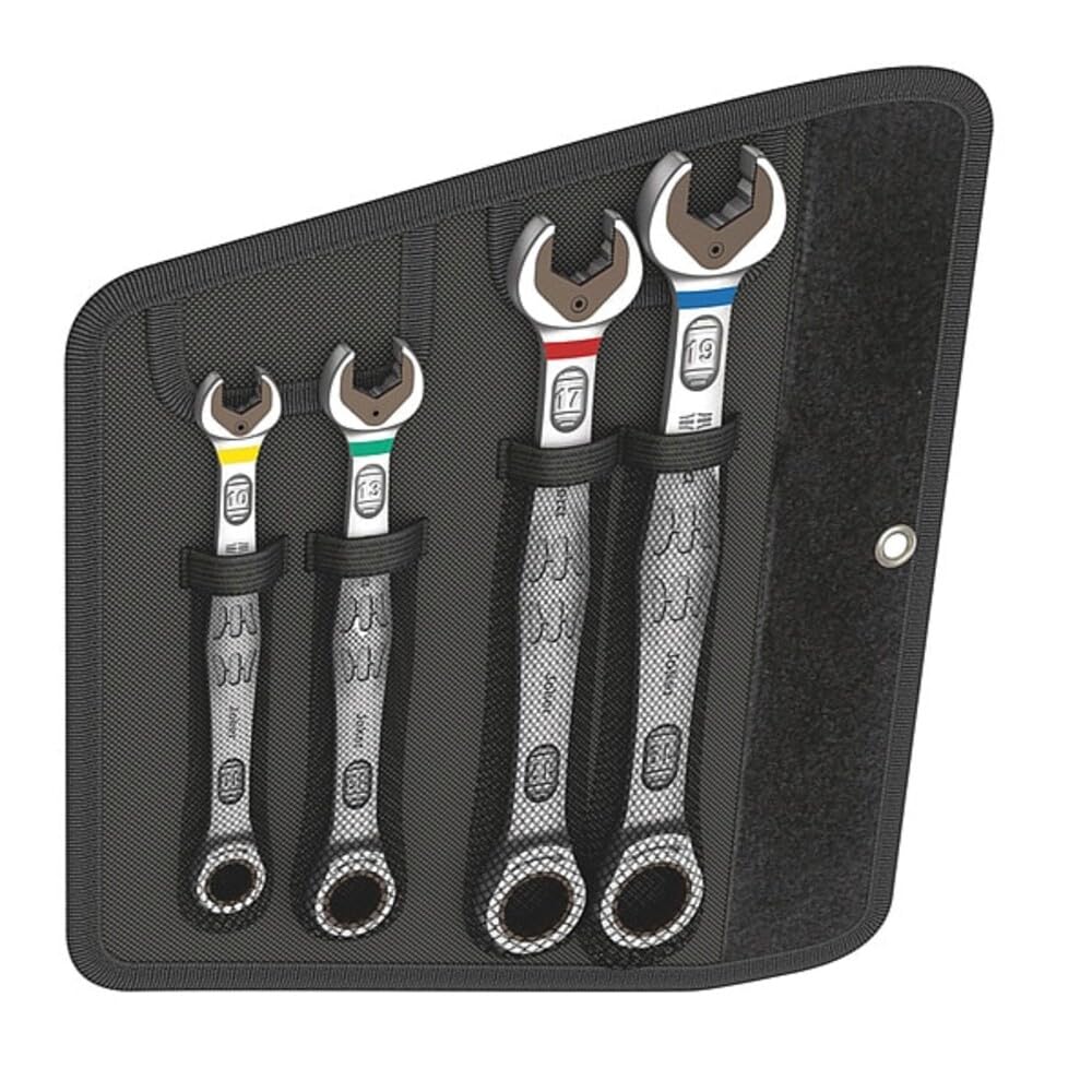 Wera 05073290001 6000 Joker 4 Set 1, Maul-Ringratschenschlüssel-Satz, metrisch, 4-teilig 4-teilig me